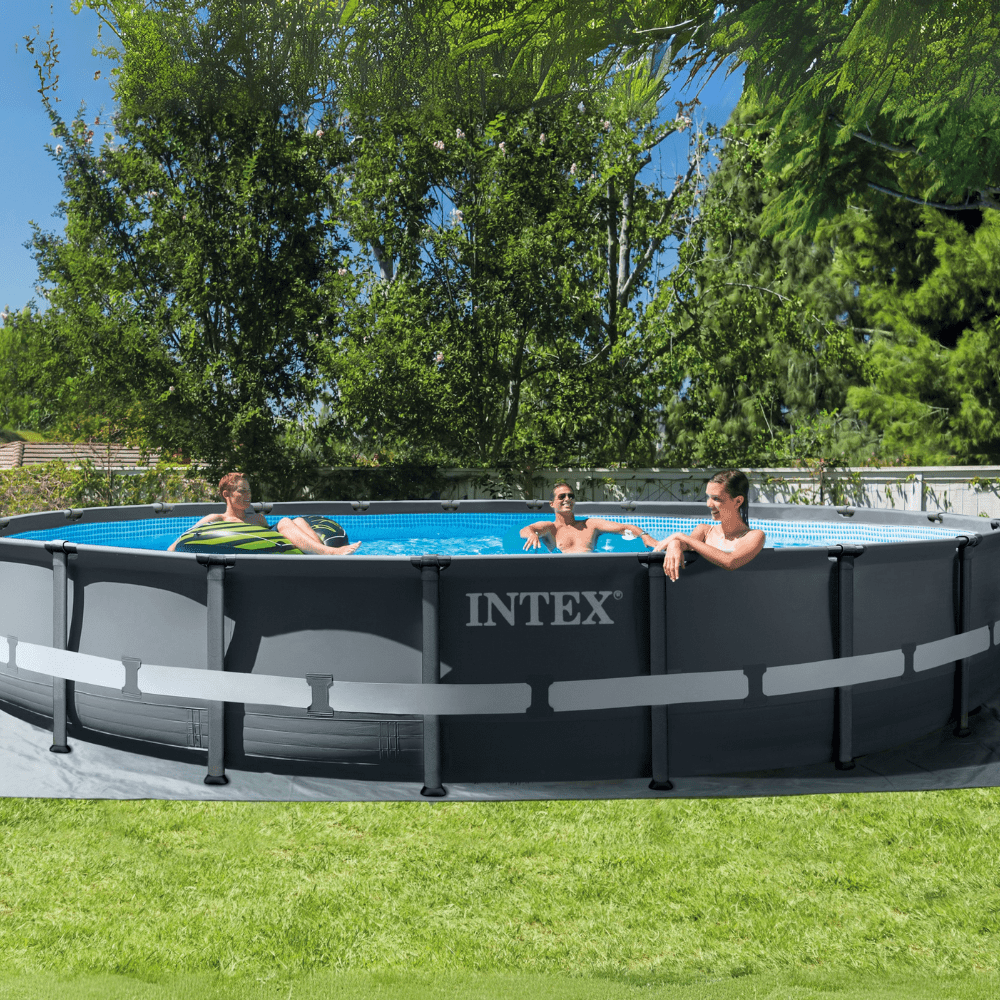 PISCINA ESTRUCTURAL INTEX ULTRA XTR FRAME SET 732X132 CM + BOMBA + ESCALERA + COBERTOR + BASE - 4