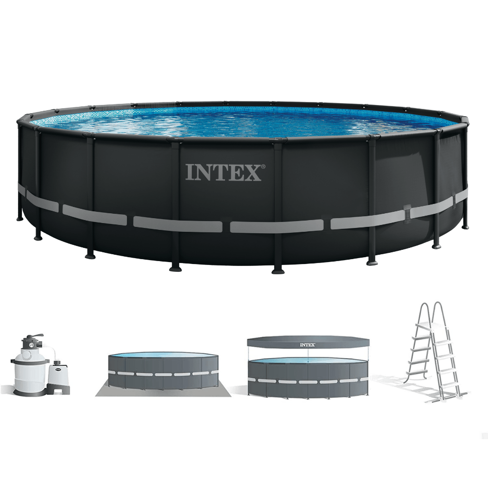 PISCINA ESTRUCTURAL INTEX ULTRA XTR FRAME SET 732X132 CM + BOMBA + ESCALERA + COBERTOR + BASE - 5