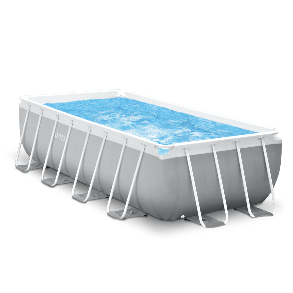 PISCINA ESTRUCTURAL INTEX PRISMA FRAME SET 400X200X100 CM + BOMBA + ESCALERA - 1