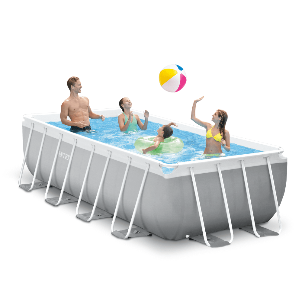 PISCINA ESTRUCTURAL INTEX PRISMA FRAME SET 400X200X100 CM + BOMBA + ESCALERA - 6