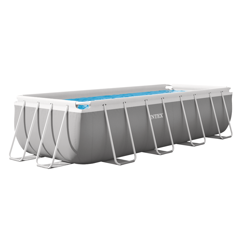 PISCINA ESTRUCTURAL INTEX PRISMA FRAME SET 400X200X100 CM + BOMBA + ESCALERA - 7