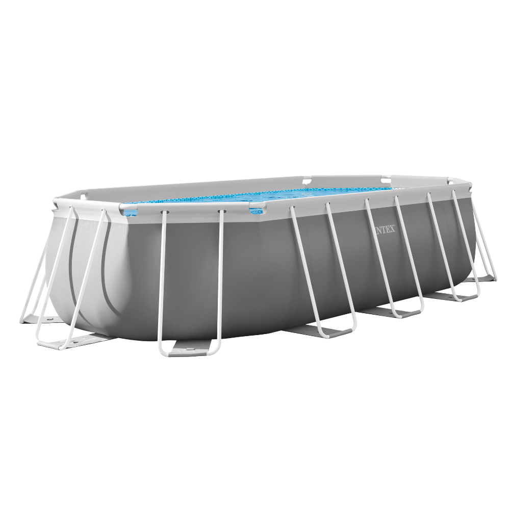 PISCINA ESTRUCTURAL INTEX PRISMA FRAME SET 503X274X122 CM + BOMBA + ESCALERA + COBERTOR + BASE - 1
