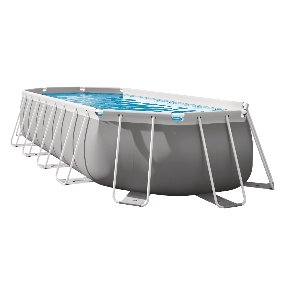 PISCINA ESTRUCTURAL INTEX PRISMA FRAME SET 610X305X122 CM + BOMBA + ESCALERA + COBERTOR + BASE - 1
