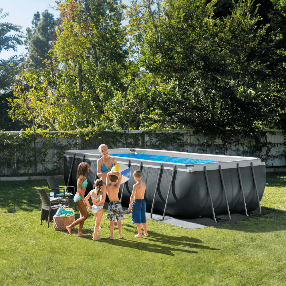 PISCINA ESTRUCTURAL INTEX ULTRA XTR FRAME SET 549X274X132 CM + BOMBA + ESCALERA + COBERTOR + BASE - 4