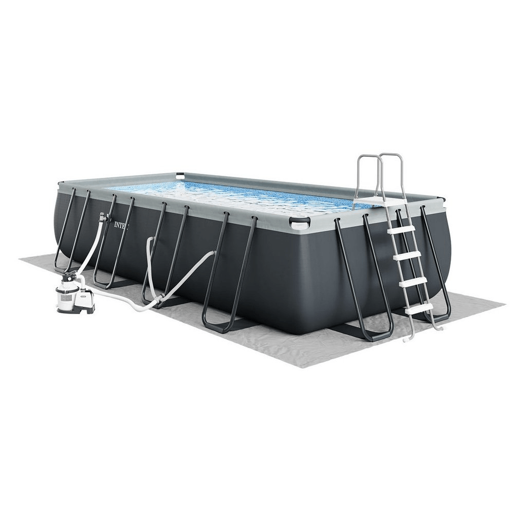 PISCINA ESTRUCTURAL INTEX ULTRA XTR FRAME SET 549X274X132 CM + BOMBA + ESCALERA + COBERTOR + BASE - 7