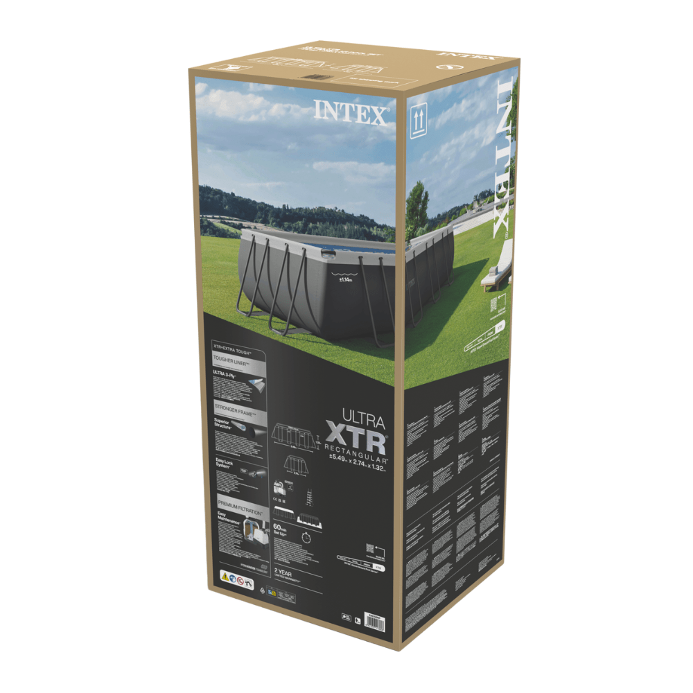 PISCINA ESTRUCTURAL INTEX ULTRA XTR FRAME SET 549X274X132 CM + BOMBA + ESCALERA + COBERTOR + BASE - 11