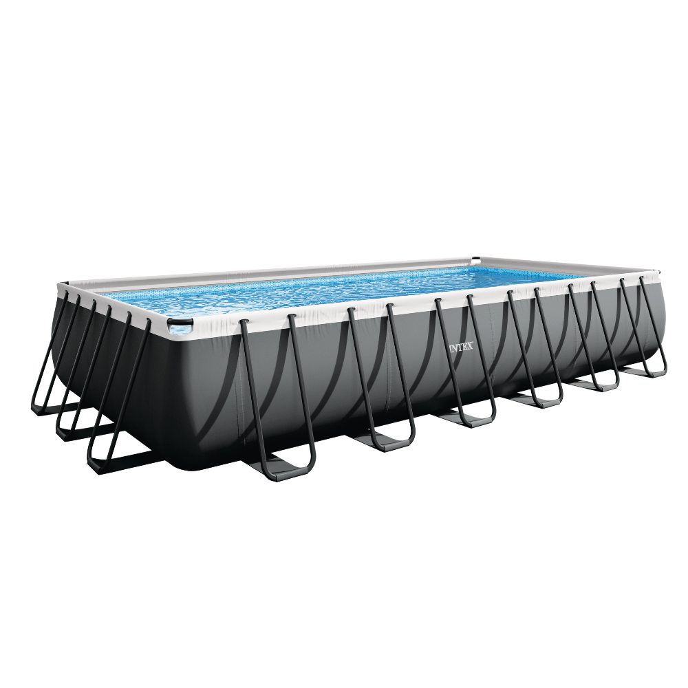 PISCINA ESTRUCTURAL INTEX ULTRA XTR FRAME SET 732X366X132 CM + BOMBA + ESCALERA + COBERTOR + BASE - 1