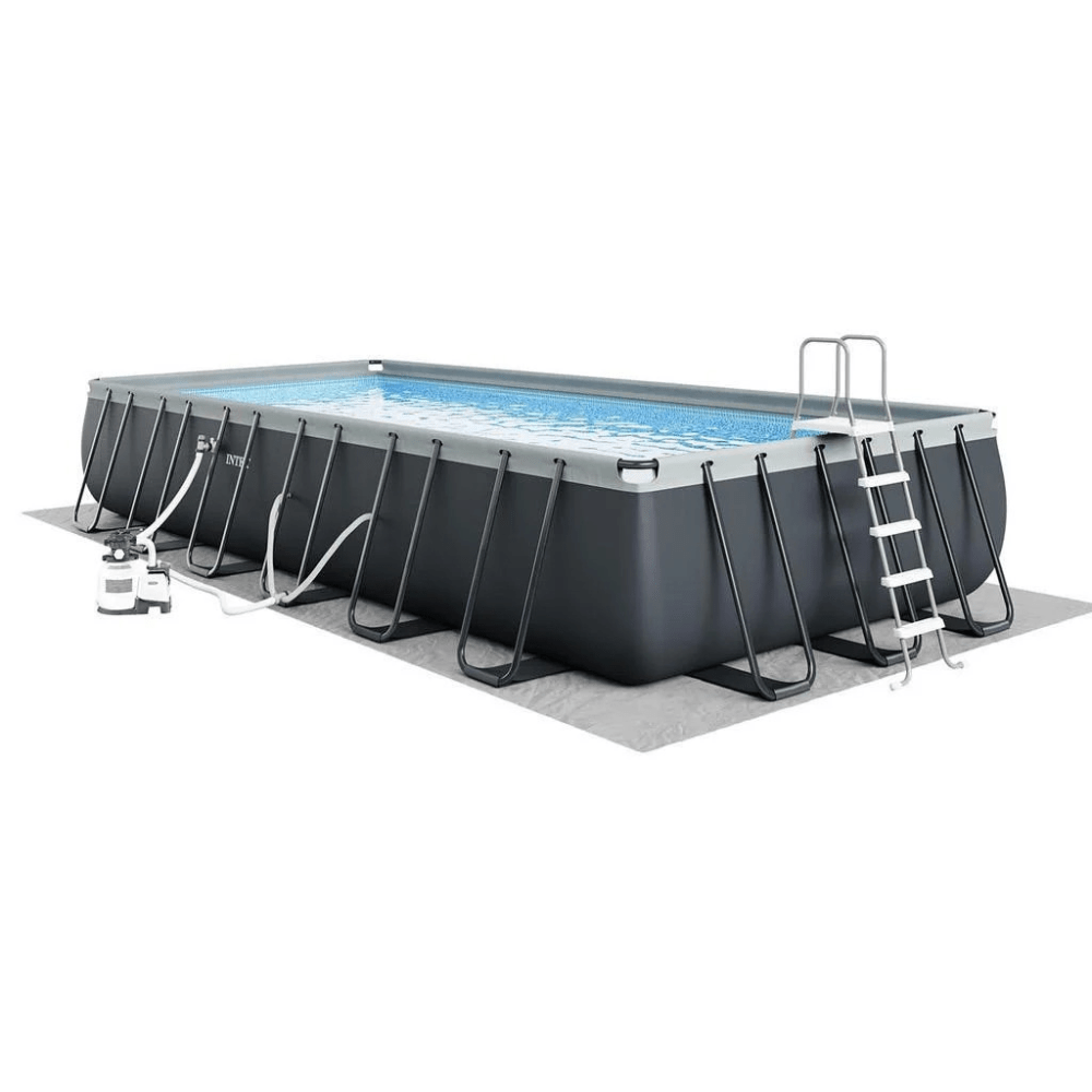 PISCINA ESTRUCTURAL INTEX ULTRA XTR FRAME SET 732X366X132 CM + BOMBA + ESCALERA + COBERTOR + BASE - 7