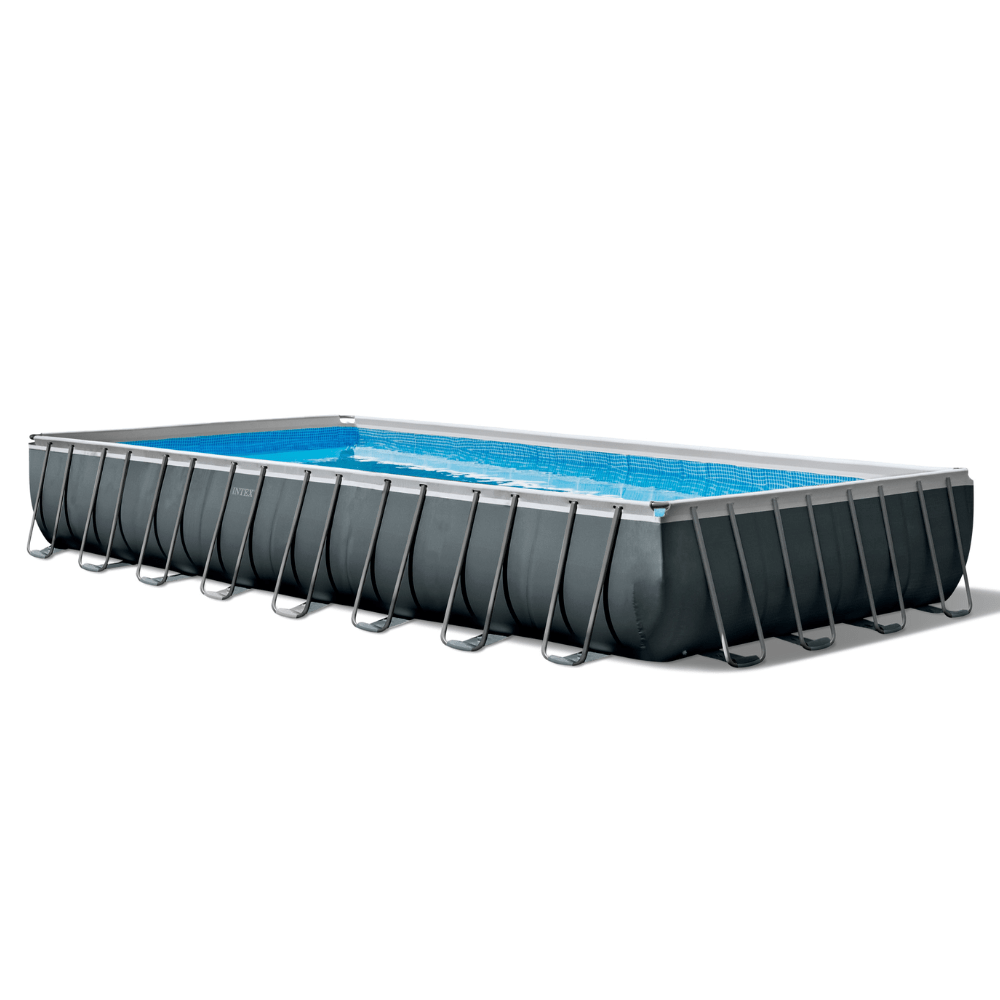 PISCINA ESTRUCTURAL INTEX ULTRA XTR FRAME SET 975X488X132 CM + BOMBA + ESCALERA + COBERTOR + BASE - 1
