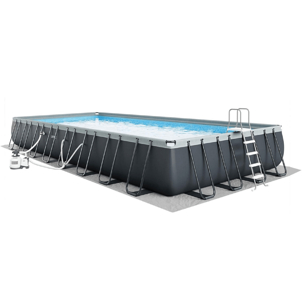 PISCINA ESTRUCTURAL INTEX ULTRA XTR FRAME SET 975X488X132 CM + BOMBA + ESCALERA + COBERTOR + BASE - 6