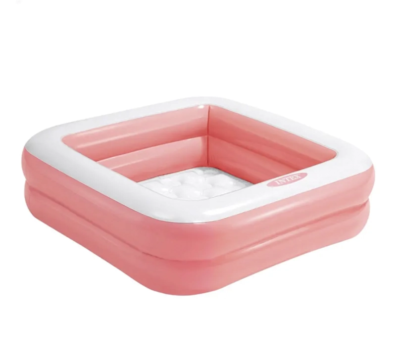 PISCINA INTEX PLAY BOX 86X86X25 CM INFLABLE ROSADA - 1