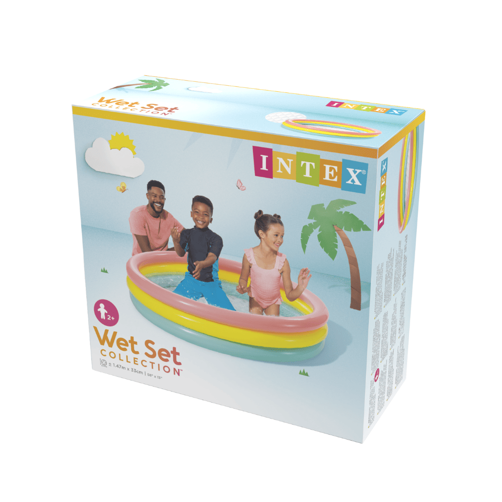 PISCINA INTEX BEBÉ INFLABLE SUNSET GLOW 147X33 CM - 5