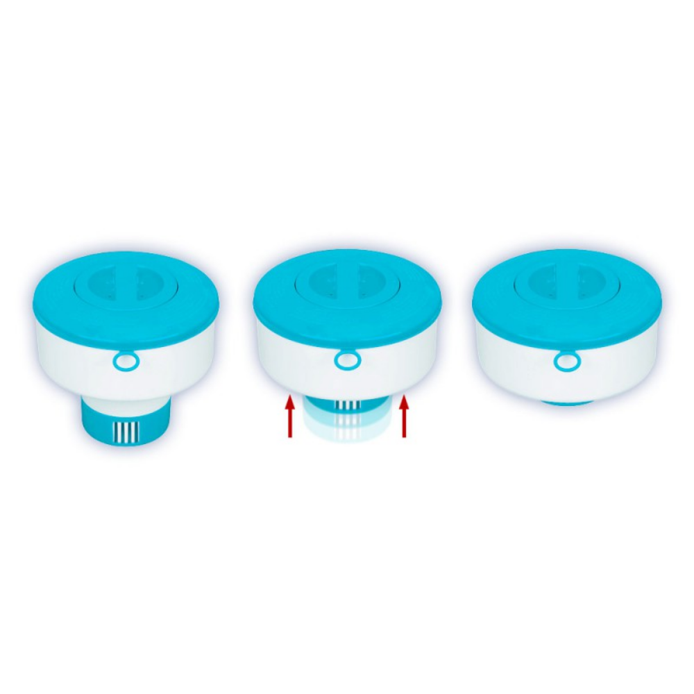 DISPENSADOR INTEX CLORO FLOTANTE PISCINAS CHEMICAL DISPENSER 17.8 CM - 2