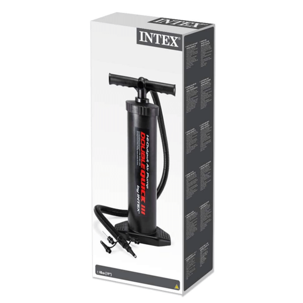 INFLADOR MANUAL INTEX 48 CM X 20 CM INFLA Y DESINFLA DOBLE VELOCIDAD DOUBLE QUICK III - 3