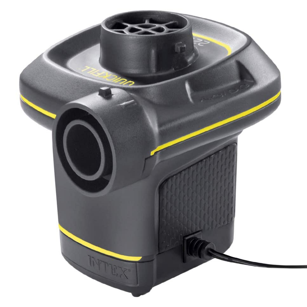 INFLADOR ELÉCTRICO INTEX 13 CM X 13 CM CORRIENTE 220-240V + ADAPTADOR DE AUTO 12 V QUICK-FILL AC/DC - 2