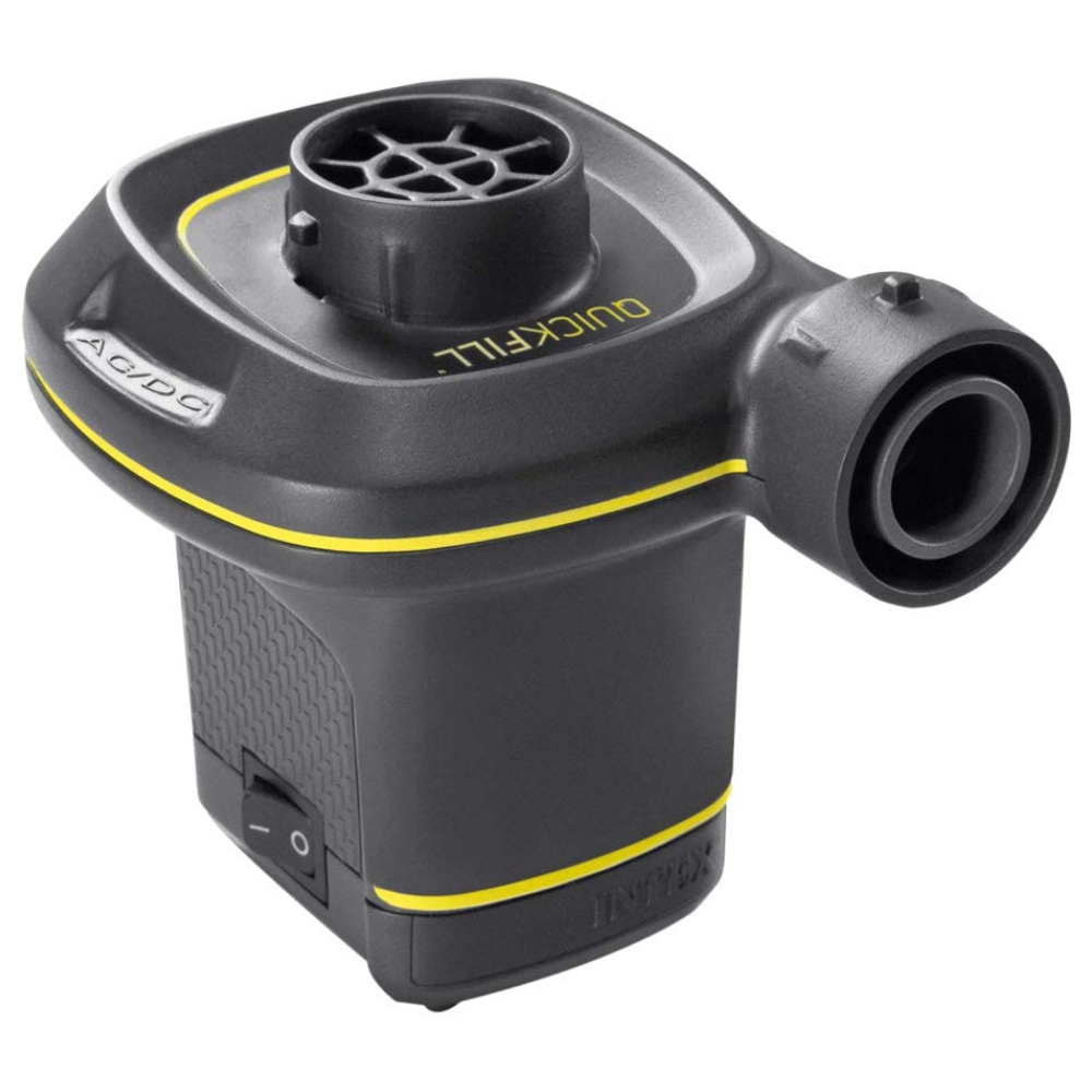 INFLADOR ELÉCTRICO INTEX 13 CM X 13 CM CORRIENTE 220-240V + ADAPTADOR DE AUTO 12 V QUICK-FILL AC/DC - 3