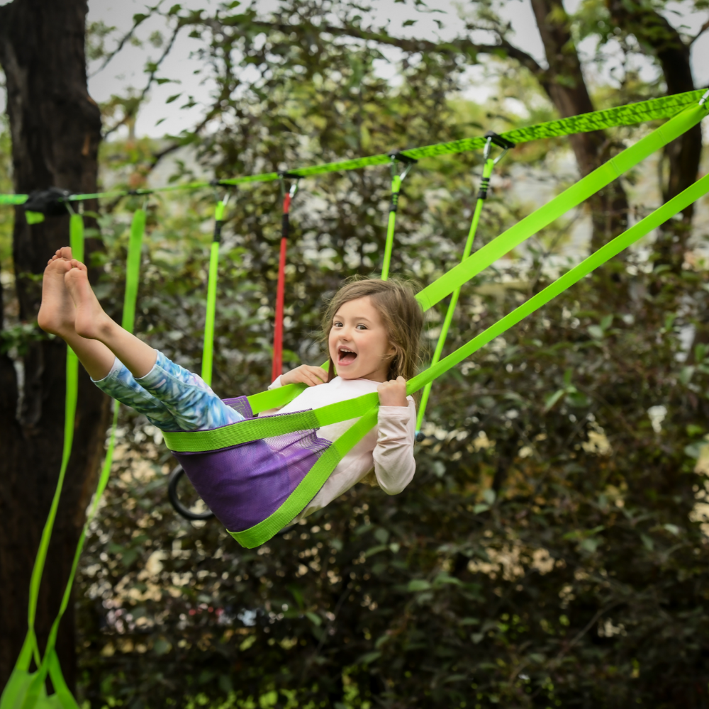 SET DE JUEGO SLACKERS MULTICOLOR OBSTÁCULOS SWINGLINE 11 M SWINGLINE 36 FT 5 OBSTACLES - 4