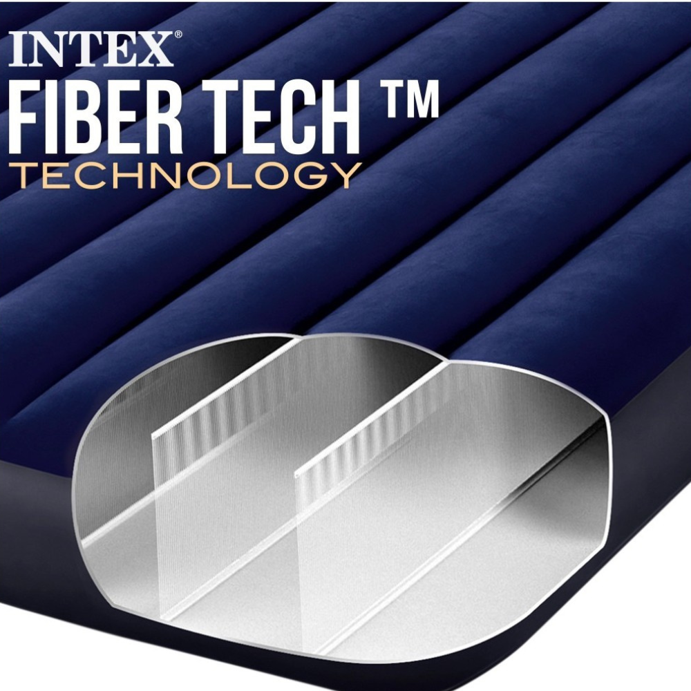 COLCHÓN INFLABLE INTEX 2 PLAZAS KING 183X203X25 CM CLASSIC DOWNY - 3