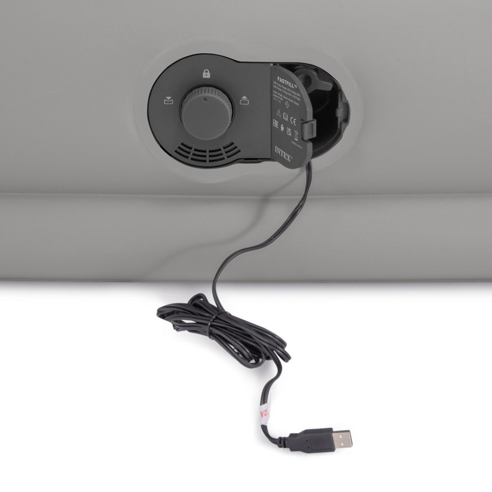 COLCHÓN INFLABLE INTEX ELÉCTRICO USB 1,5 PLAZAS 99X191X36 CM MID-RISE COMFORT - 4