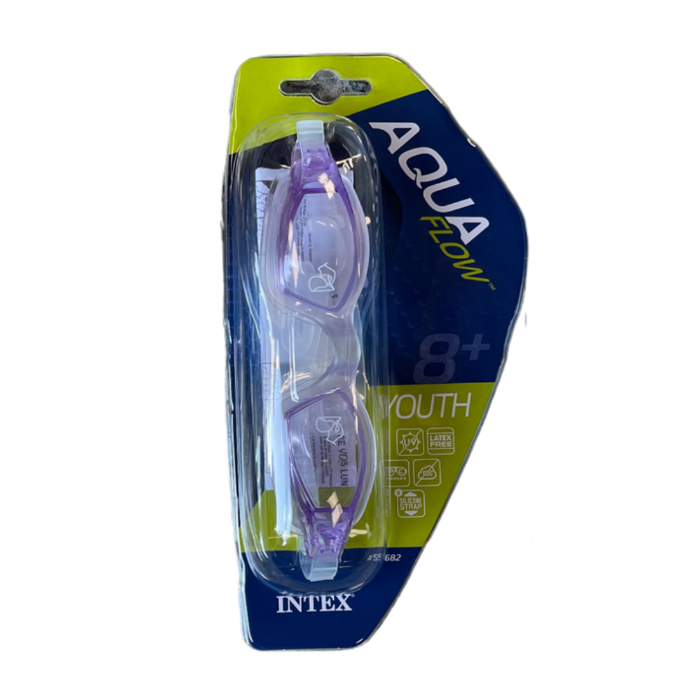 LENTES DE AGUA INTEX ANTEOJOS NATACIÓN FREE STYLE SPORT GOGGLES MORADO - 2