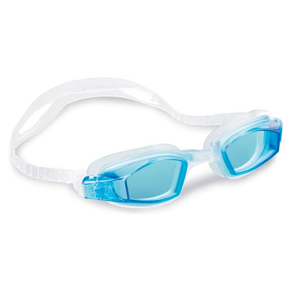 LENTES DE AGUA INTEX ANTEOJOS NATACIÓN FREE STYLE SPORT GOGGLES AZUL - 1