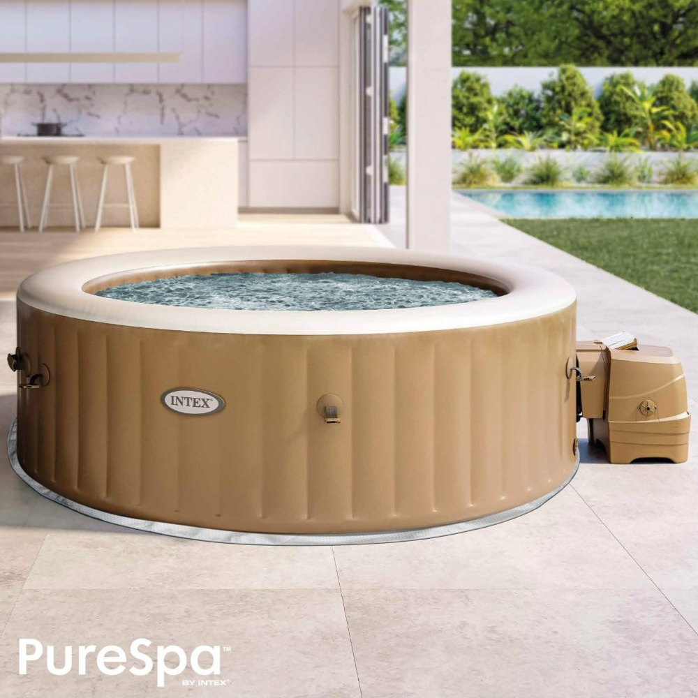 JACUZZI INTEX 196 X 71 CM SPA HOT TUB INFLABLE BUBBLE MASSAGE 4 PERSONAS - 2