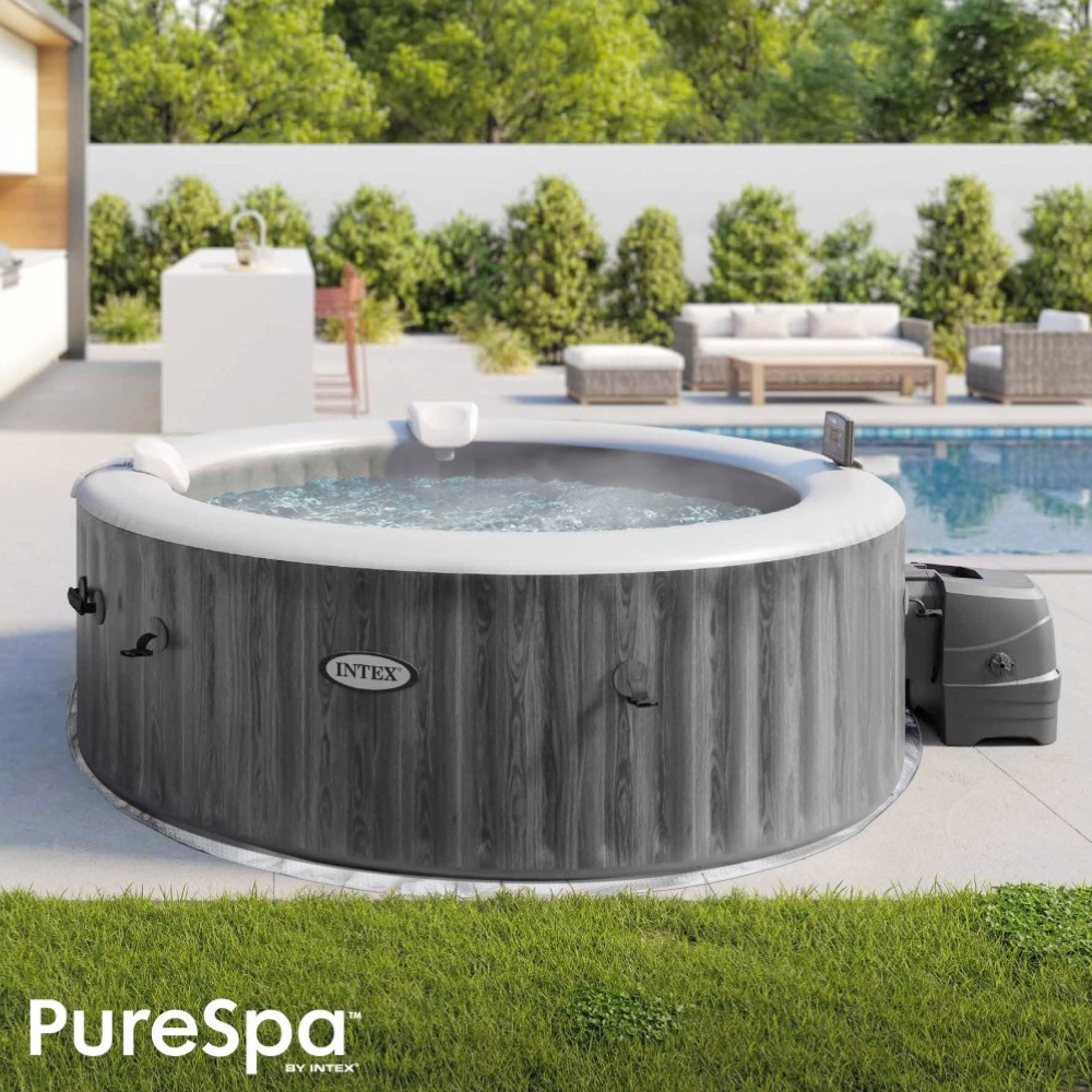 SPA HOT TUB INFLABLE INTEX GREYWOOD DELUXE 6 PERSONAS - 2