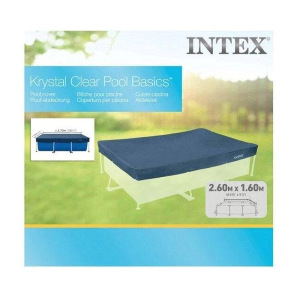 COBERTOR INTEX PISCINA RECTANGULAR 260 X 160 CM POOL COVER - 6