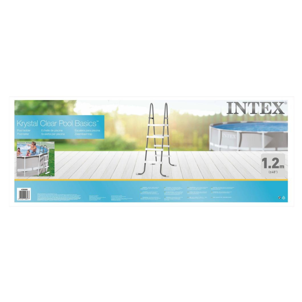 ESCALERA INTEX PISCINA 122 CM POOL LADDER - 4