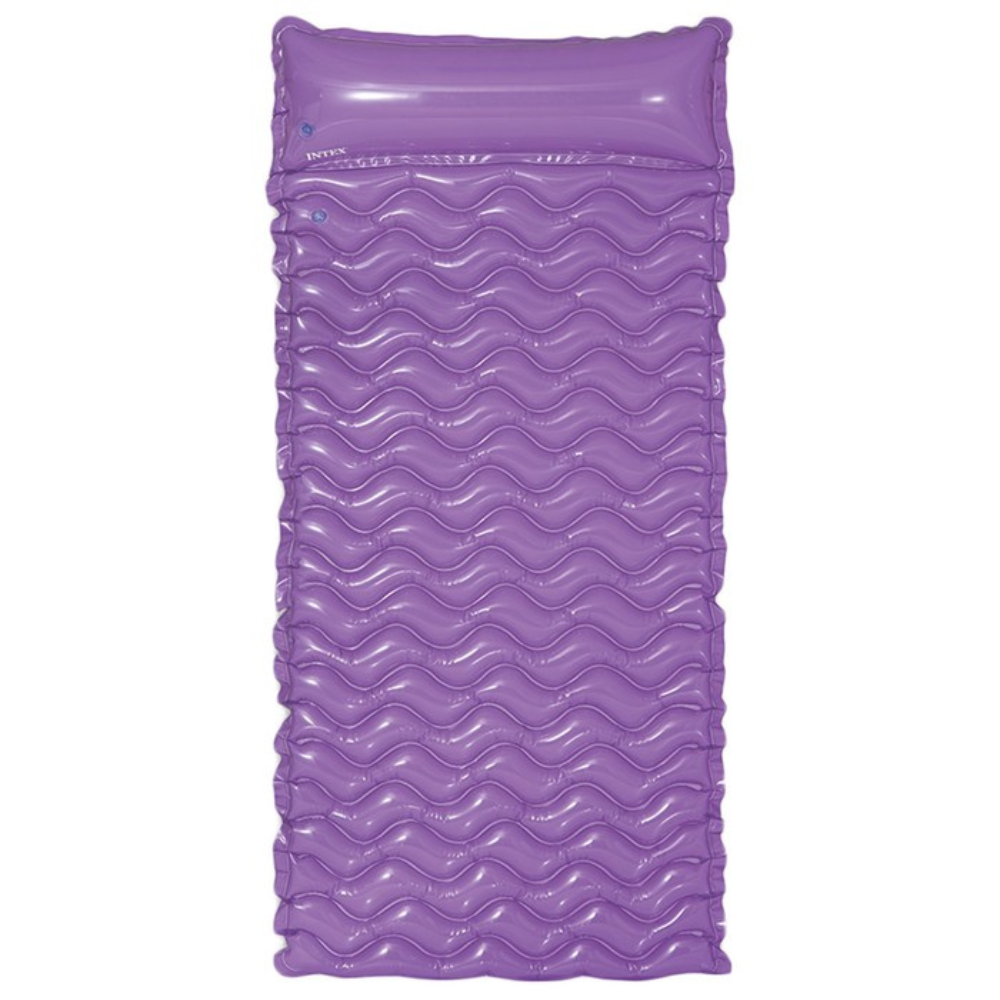 FLOTADOR INFLABLE INTEX MAT 229X86 CM TOTE-N-FLOAT MORADO - 2