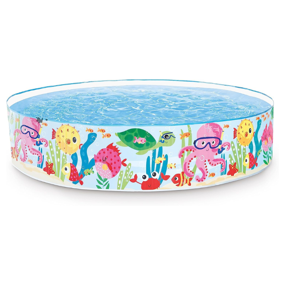 PISCINA INTEX RÍGIDA OCEAN PLAY SNAPSET 183X38 CM NIÑO - 1