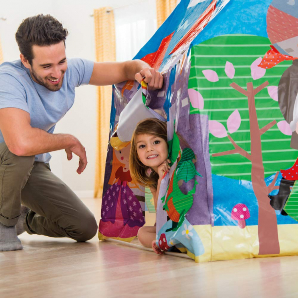 CASA DE JUEGOS INTEX MULTICOLOR ROYAL CASTLE PLAY TENT - 3