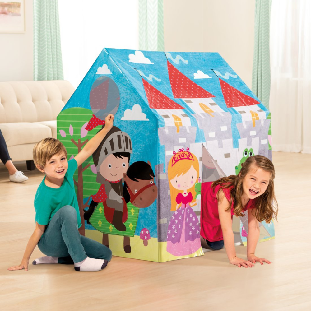 CASA DE JUEGOS INTEX MULTICOLOR ROYAL CASTLE PLAY TENT - 4