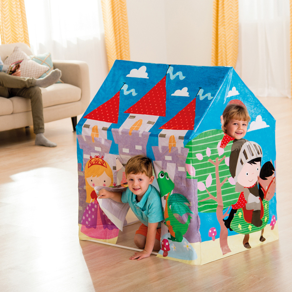 CASA DE JUEGOS INTEX MULTICOLOR ROYAL CASTLE PLAY TENT - 5