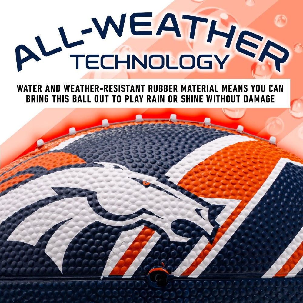 BALÓN FÚTBOL AMERICANO FRANKLIN SPORTS NFL TEAM BRONCOS 22 CM - 5
