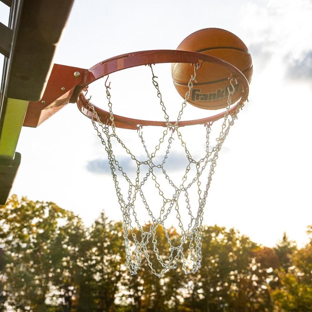 RED BASKETBALL DE METAL FRANKLIN SPORTS HOOP CHAIN 12 LOOP BASKETBALL NET - 7
