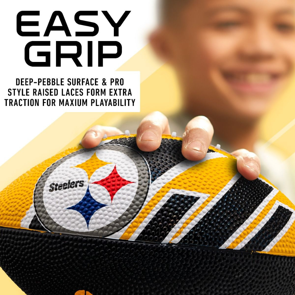 BALÓN FÚTBOL AMERICANO FRANKLIN SPORTS NFL TEAM STEELERS 22 CM - 4