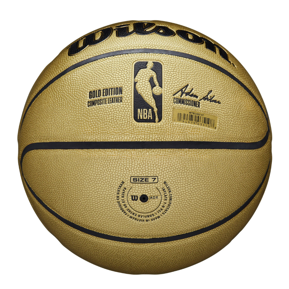 BALÓN BASKETBALL WILSON NBA COMMEMORATIVE GOLD EDITION TAMAÑO 7 DORADO - 5