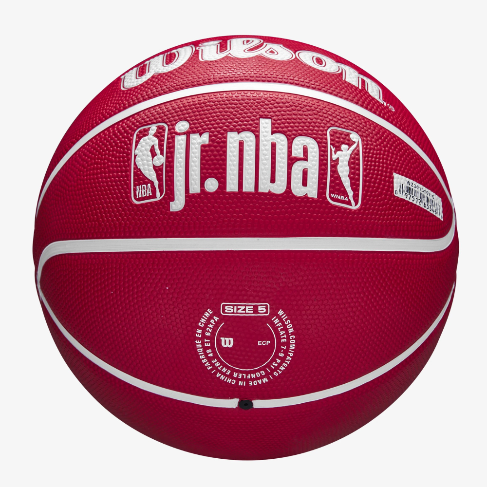 BALÓN BASKETBALL WILSON JR. NBA DRV FAM TAMAÑO 5 ROJA - 5