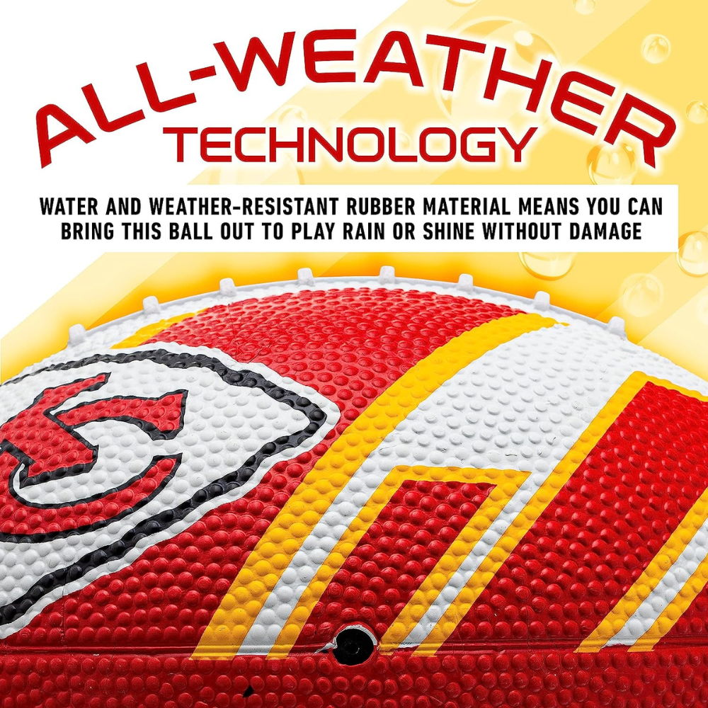 BALÓN FÚTBOL AMERICANO FRANKLIN SPORTS NFL TEAM CHIEFS 22 CM - 5