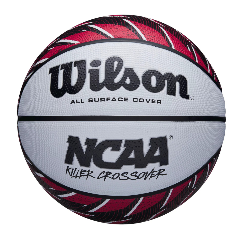 BALÓN BASKETBALL WILSON NCAA KILLER CROSSOVER TAMAÑO 7 ROJO - 1