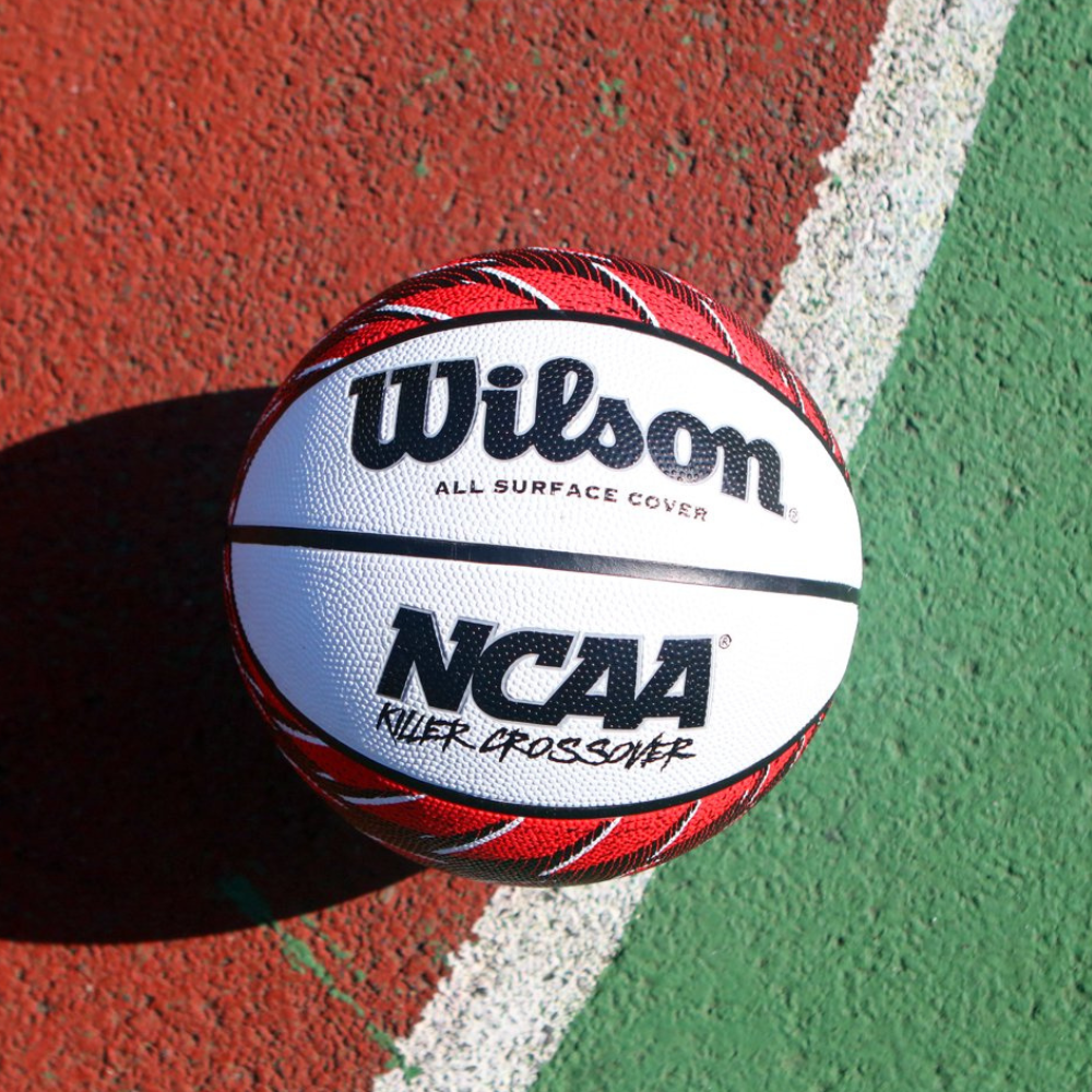 BALÓN BASKETBALL WILSON NCAA KILLER CROSSOVER TAMAÑO 7 ROJO - 5