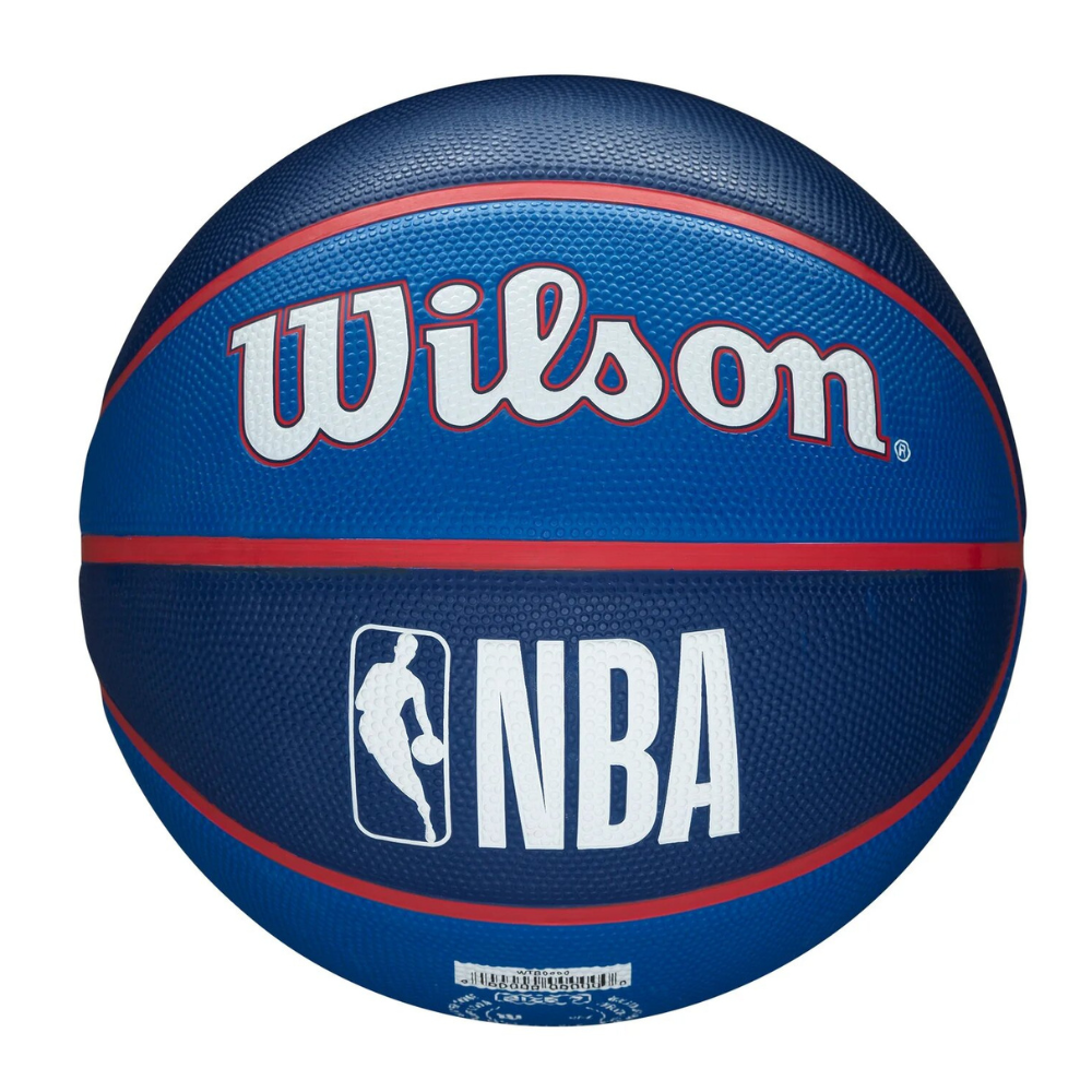 BALÓN BASKETBALL WILSON NBA TEAM TRIBUTE PHILADELPHIA 76ERS TAMAÑO 7 - 2