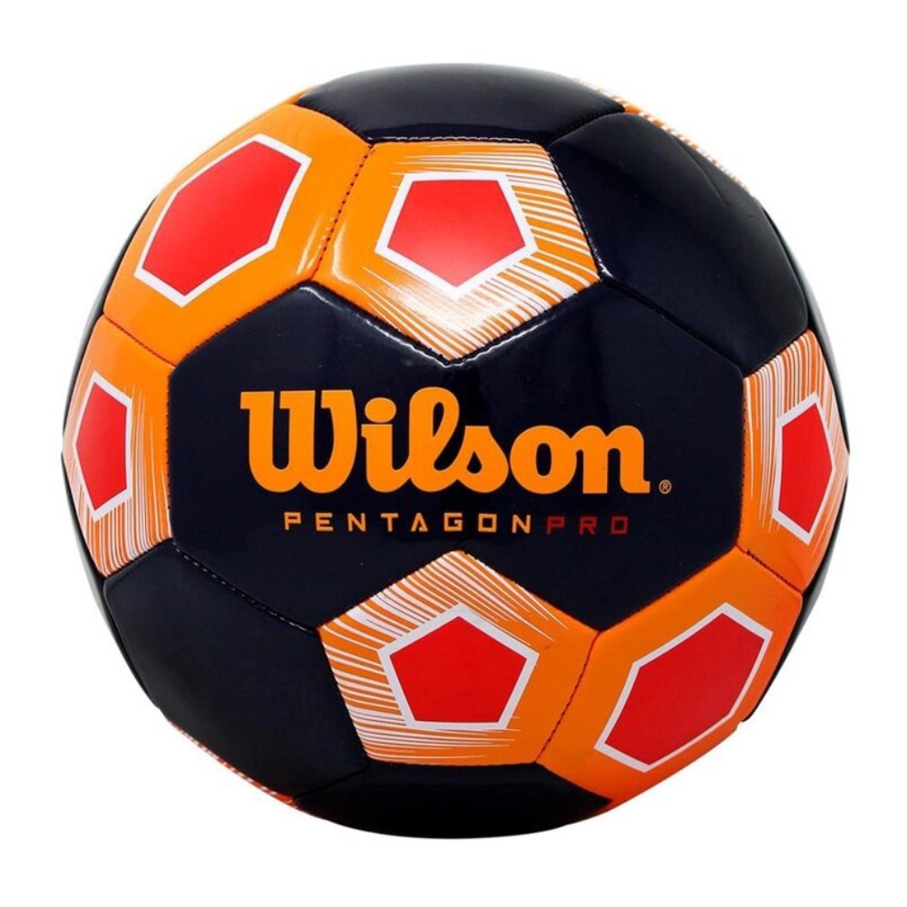 BALÓN FUTBOL WILSON PENTAGON PRO TAMAÑO 5 NEGRO - 1
