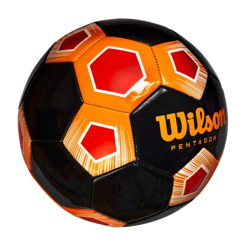 BALÓN FUTBOL WILSON PENTAGON PRO TAMAÑO 5 NEGRO - 2