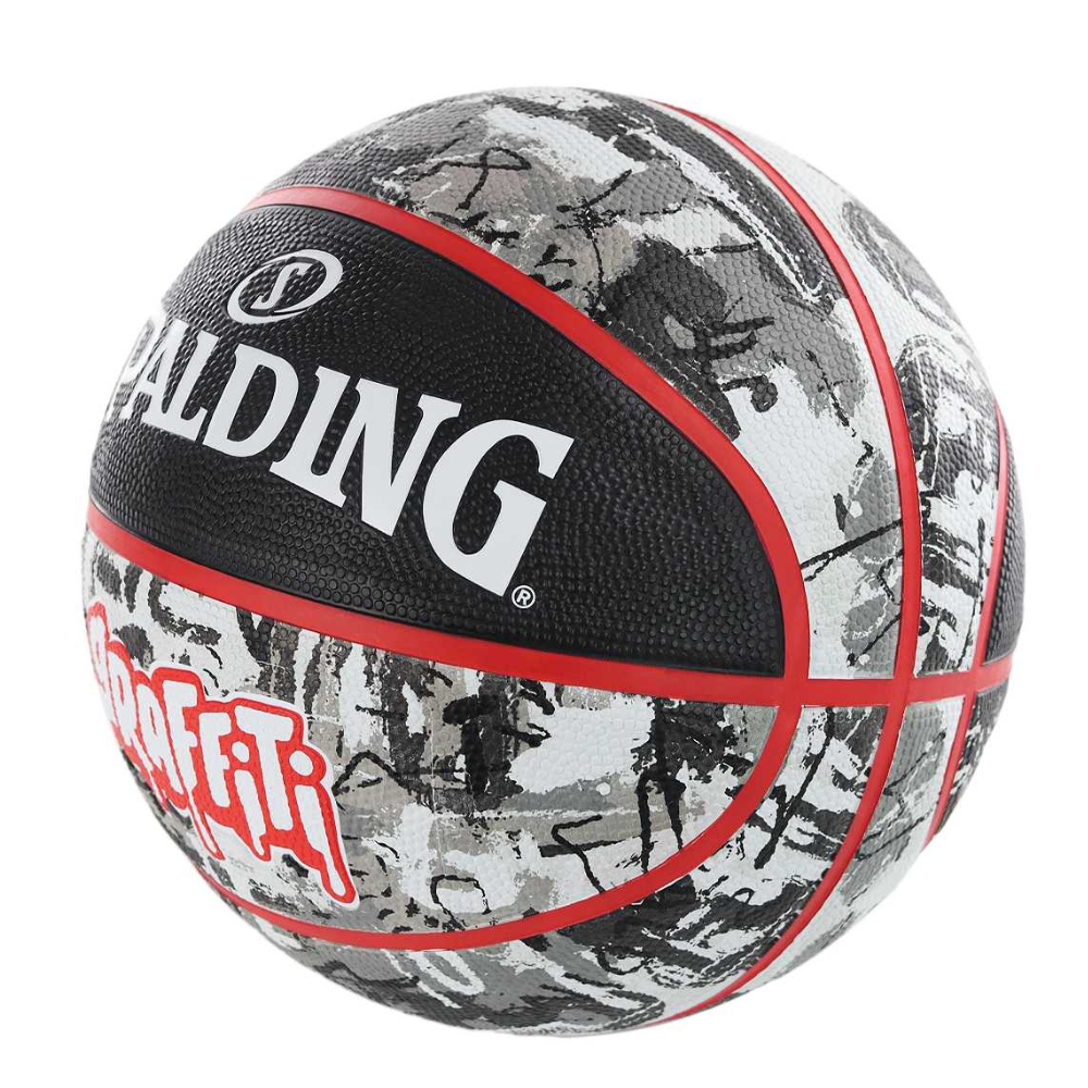 BALÓN BASKETBALL SPALDING GRAFFITI TAMAÑO 7 ROJO - 2