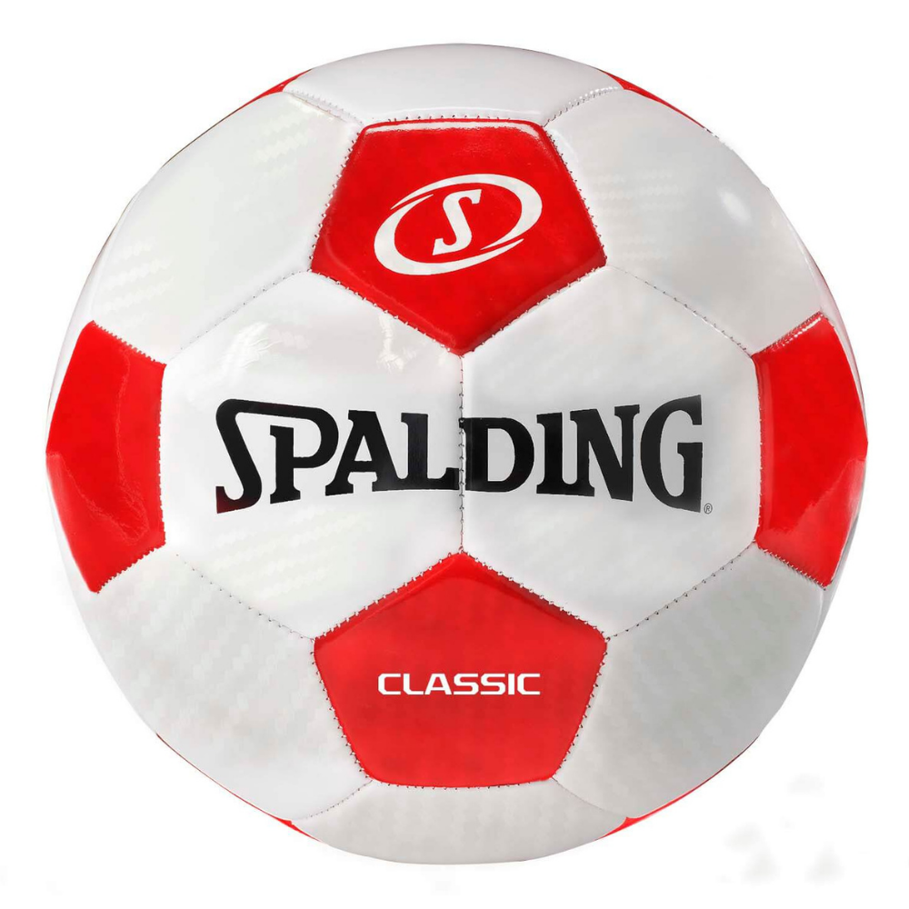 BALÓN FUTBOL SPALDING TORNADO CLASSIC TAMAÑO 5 ROJO - 1