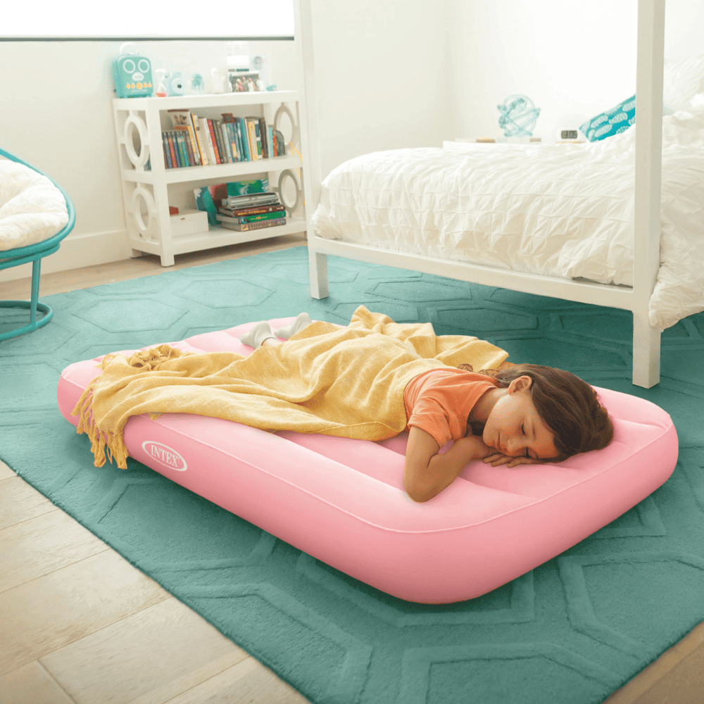 COLCHON INFLABLE INTEX 1 PLAZA NIÑO 88X157X18 CM COZY KIDZ ROSADO - 8