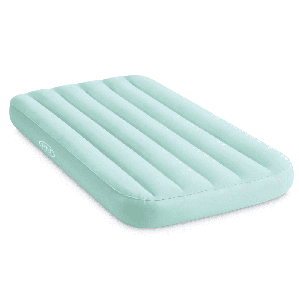 COLCHON INFLABLE INTEX 1 PLAZA NIÑO 88X157X18 CM COZY KIDZ VERDE AGUA - 1