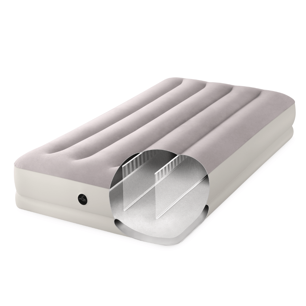 COLCHÓN INFLABLE INTEX 1.5 PLAZAS 99X191X30 CM PRESTIGE MID-RISE + INFLADOR USB150 - 5